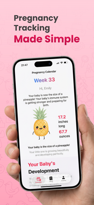 iPreggy screen 1